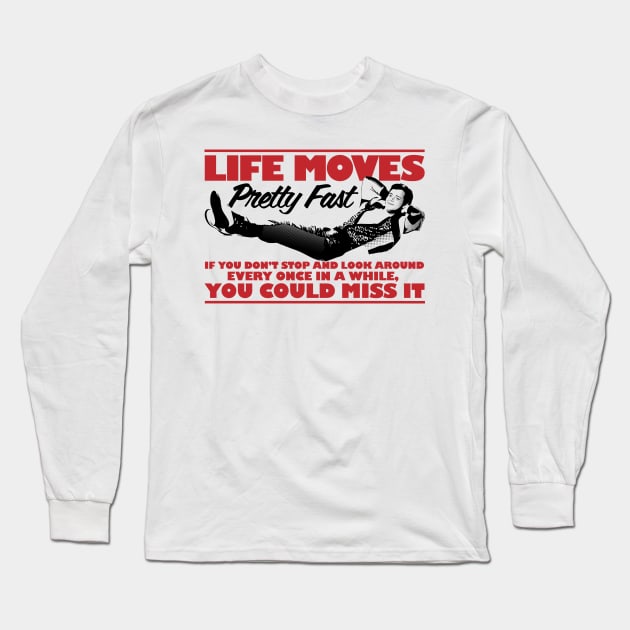 Ferris Bueller Long Sleeve T-Shirt by mosgraphix